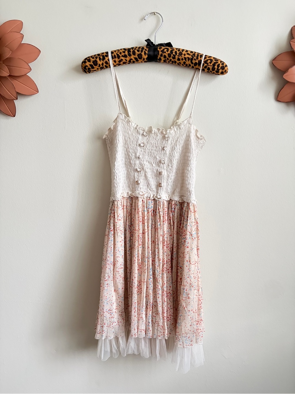 Wet Seal Cottagecore Smocked Midi Dress | Fairy Boho Fall